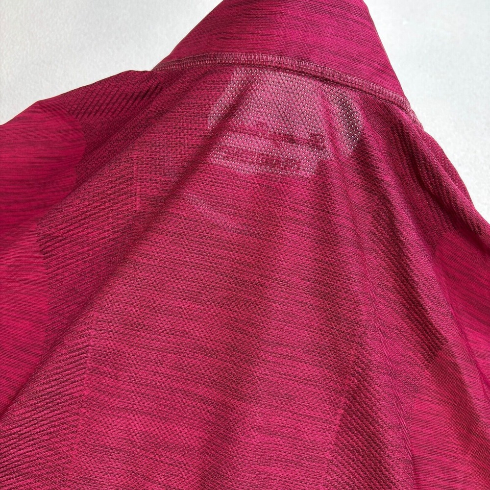 Tommy Bahama Island Zone 1/4 Zip Mens XL Burgundy Red Perforated Lightweigh Logo - Picture 10 of 16